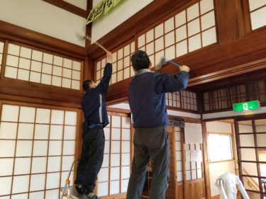 【大教会-行事報告】年末大掃除と12月月次祭