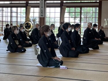【行事報告】９月月次祭・秋季霊祭