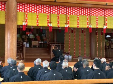 【行事報告】12月月次祭と年末大掃除