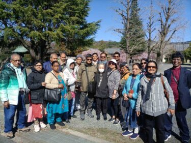 【みんなの掲示板】カルカッタ教会のようぼくセットさん家族が、団体を連れておぢばがえり