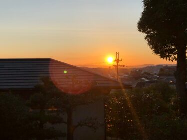 【大教会の一コマ】東の山に・・・