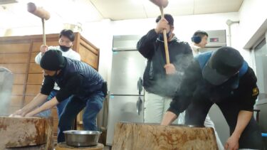 【大教会-行事報告】年末お餅つき