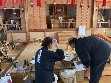 【みんなの掲示板】教会便り.月次祭後の風景⑮郷田分教会